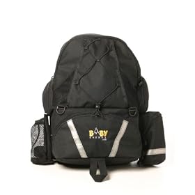 Baby Sherpa Diaper Backpack - Black