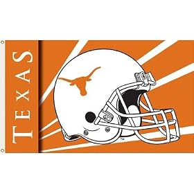 NCAA Texas Longhorns 3-by-5 Foot Flag with Grommets - Helmet Design