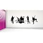 Band Guitar Drums Vinyl Wall Decal Sticker Graphic