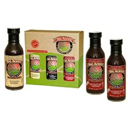 Big Acres Sauces Assorted Barbeque Gift Pack, Set of 3