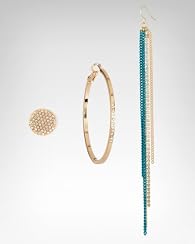 Stud Hoop & Duster Earring Set
