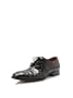 Belvedere Bolzano Men's Black Genuine Stingray Oxford Shoes (9.5, Black)