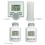 TM 3420-RF - Set: Klimacenter + 2 x Heizk�rperthermostat + Funk-Temperatur-Sender