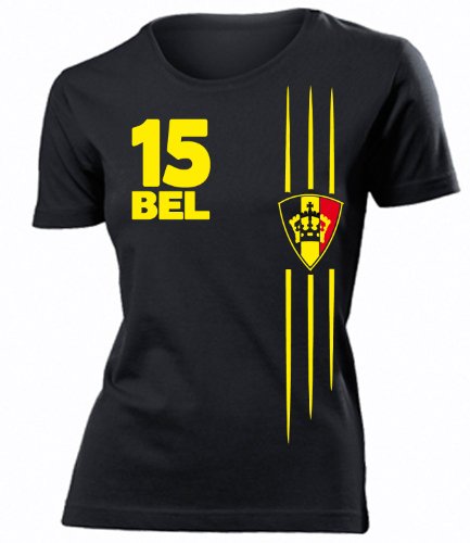 BELGIEN FUSSBALL WM 2014 FANSHIRT 3314(F-SW) Gr. S
