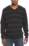 Perry Ellis Men's Cable Stripe Sweater