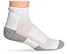Thorlos LWMXM Thin Cushion Walking Ankle Socks, White 1, Medium
