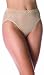 Hanes Women's Elegance Nylon Hi-Cut Brief 5 Pack,Assorted Solids: Size 7