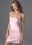August Silk Medium-Long Nightgown, Black, Small