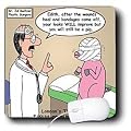 Londons Times Funny Animals Cartoons - A Pig Is Still A Pig After Cosmetic Surgery - Mouse Pads