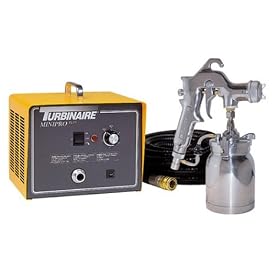 Turbinaire TSG-8993X HVLP System-3 Stage 110 CFM Variable Speed Turbine with 1 Quart Cup Gun