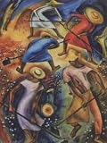 Fine Oil Painting, Abstract AB284 24''x36''