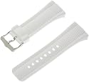 TechnoMarine 3469 Kra 22-mm White Rubber Single-Buckle Watch Strap