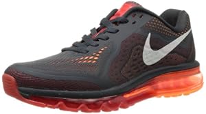 NIKE Air Max 2014 Men's Running Shoe, Grey/Orange, UK7