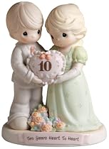 Precious Moments Ten Years Heart To Heart