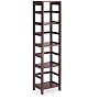 Espresso Narrow 4-Section Bookshelf