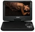 Odys Slim TV Terra Tragbarer DVD Player mit 22,9 cm (9 Zoll) TFT LC-Display (DVB-T Tuner, USB 2.0) schwarz
