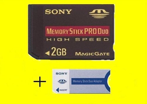 Sony Pro Duo 2GB Memory Stick High Speed 2 Gigs 2G (+ Free Adapter and Calculator with every order)