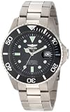 Invicta Men's 0420 Pro Diver Automatic Black Dial Titanium Watch