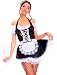 Music Legs 6 pc. French Maid Outfit French Maid Lingerie Outfit Sexy Halloween Costume