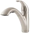Price Pfister Parisa Single-Handle Kitchen Faucet with Pull-Down Spout Sprayer, Stainless Steel #534-70SS