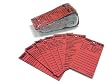5S Red Tags (Pack of 100 with elastic strings)
