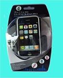 iPhone FM Transmitter 4-in-1 Car Kit - FM Transmitter, Charger, Remote, Holder - works with ALL iPod/iPhone