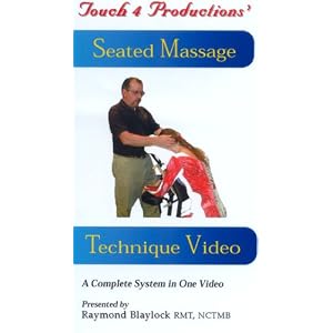 SEATED CHAIR MASSAGE TECHNIQUE VIDEO DVD INSTRUCTIONAL