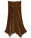 Bronze Velvet Skirt