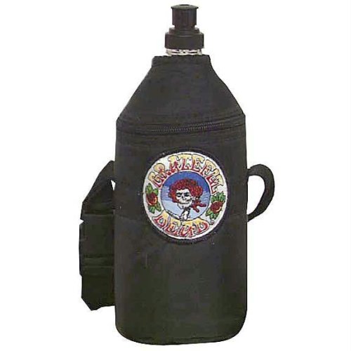 Grateful Dead Skull & Roses 1 Liter Sports Bottle Holder - Black