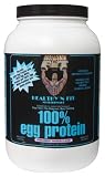 Healthy N Fit Bodybuilder - 100% Egg Protein - Strawberry, 2 lb powder