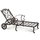 Athena Single Chaise Lounge Finish: Black