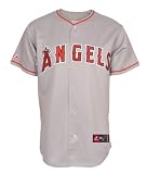 MLB Men's Los Angeles Angels Of Anaheim Kendry Morales Road Gray Short Sleeve 6 Button Synthetic Replica Baseball Jersey Spring 2012  (Road Gray, XX-Large)