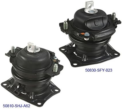 2005-2007 Honda Odyssey 3.5L Front &amp; Rear Motor Mount 2PCS with Sensor OEM Quality 50830-SFY-023, 50810-SHJ-A62, A4575EL, A4583EL