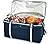 Picnic at Ascot 72 Can Large Folding Collapsible Cooler Trellis Blue Navy
