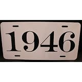 1946 YEAR LICENSE PLATE by Motown Automotive Design