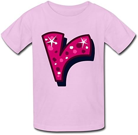 BOTORO Kid Alphabet R T ShirtsPink Large