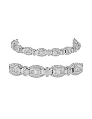 Diamond Bracelet - Boudoir Tennis Bracelet in 18k White Gold