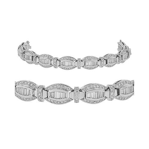 Diamond Bracelet - Boudoir Platinum Tennis Bracelet 