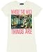 Junk Food Where the Wild Things Are Cream Juniors T-shirt Tee