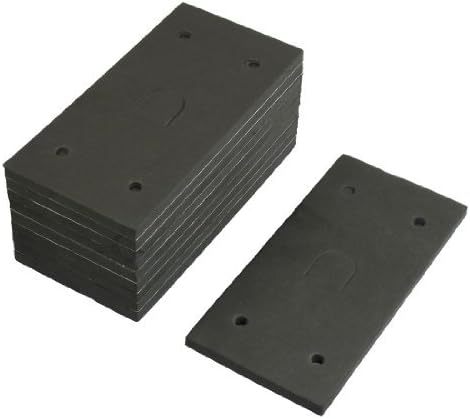 Water &amp; Wood 10pcs Reacangle Shaped Foam Sander Replacement Back Pad Mat for Makita 9035