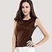 ForeverSilk Women's 100% Silk Knitted Casual Tank Top