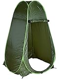TMS&reg; Portable Green Outdoor Pop Up Tent Camping Shower Privacy Toilet Changing Room