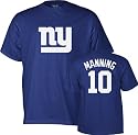 Eli Manning Reebok 2008 Name and Number New York Giants T-Shirt