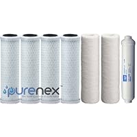 Purenex P-7PK RO Filters Premier 1-Year 5-Stage Reverse Osmosis Replacement Filter Kit