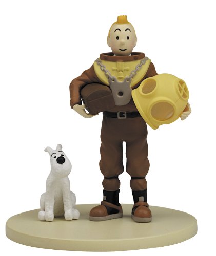 Moulinsart Tintin Diving Suit Box Scene
