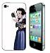 【iPhone4／4s対応　iPhoneステッカー　白雪姫（Snow White）　White　タトゥー】