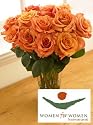 Women for Women Orange Roses