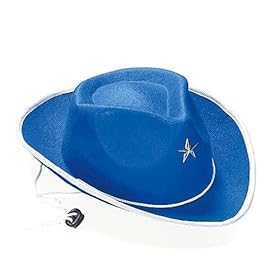  Blue Felt Childs Cowboy Hats (1 dz)