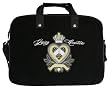 Juicy Couture Velour Heart Crown Laptop Computer Sleeve Case Bag Black