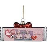 Kurt Adler 5-Inch Glass "I Love Lucy" Chocolate Bar Ornament